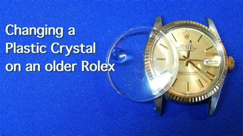 rolex plastic and printing|rolex crystal replacement cost.